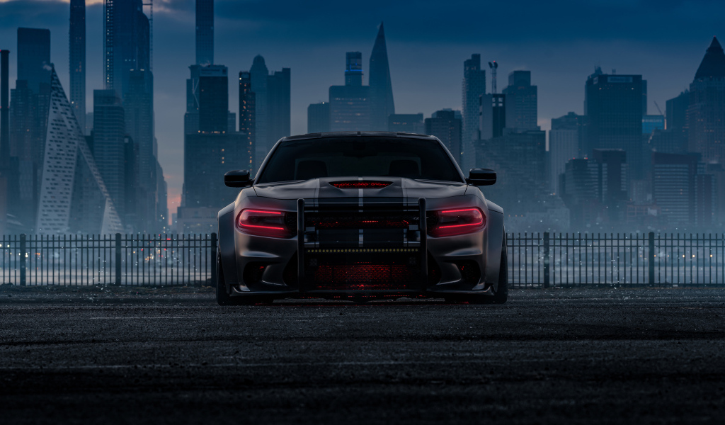 Автомобиль Dodge Charger Hellcat Enforcer вид спереди