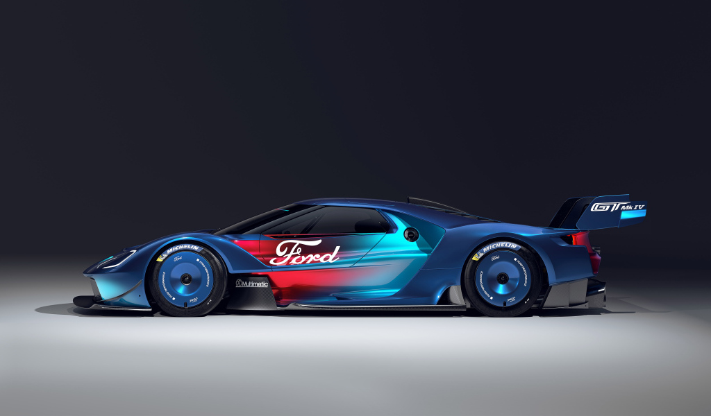 Гоночный автомобиль Ford GT Mk IV 2023 года