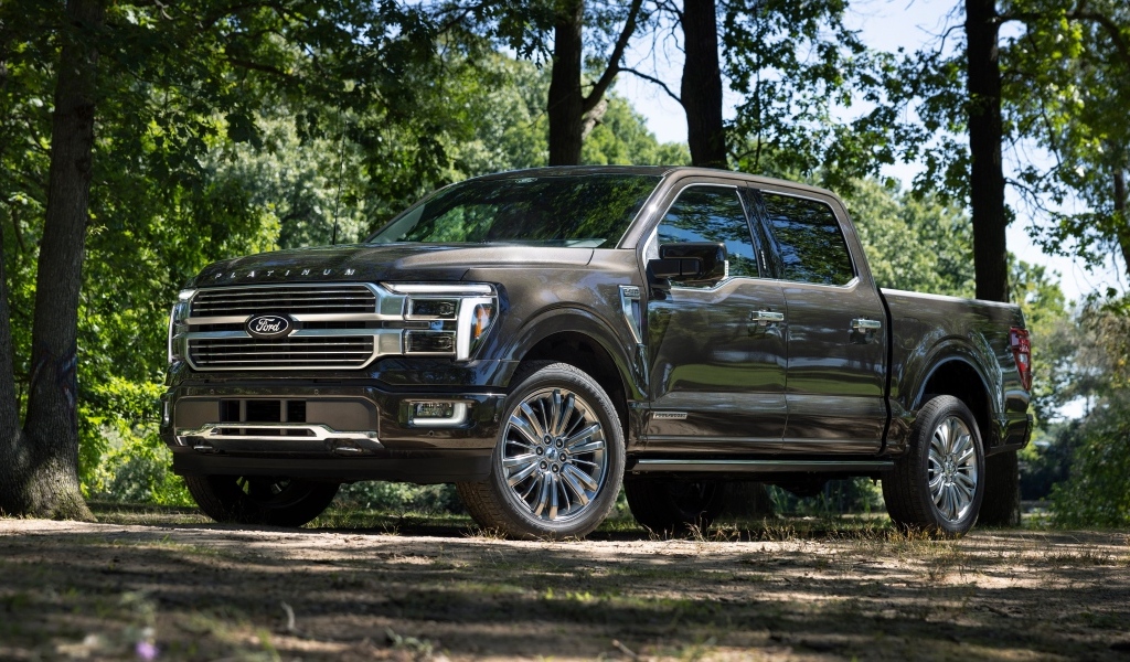 Большой пикап Ford F-150 Platinum 2024 года