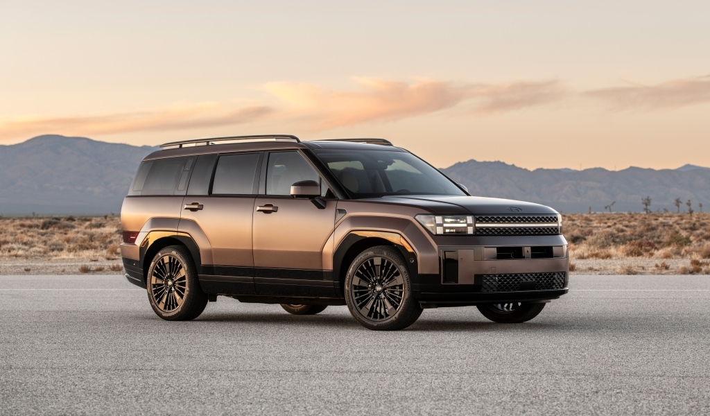 Большой внедорожник Hyundai Santa Fe Calligraphy 2024 года