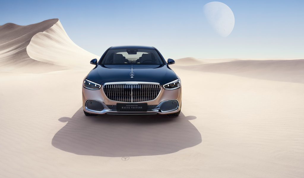 Автомобиль Mercedes-Maybach S 680 4MATIC Haute Voiture 2023 вид спереди