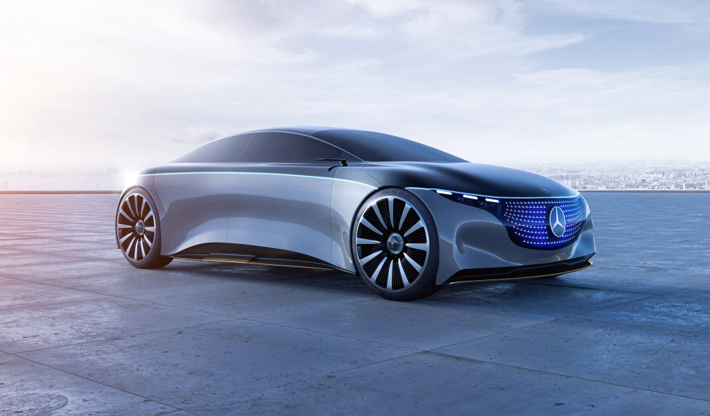 Автомобиль концепт Mercedes Vision EQS
