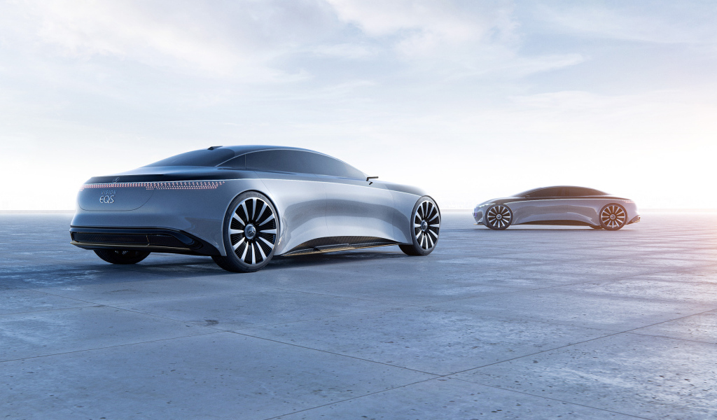 Новый автомобиль Mercedes Vision EQS