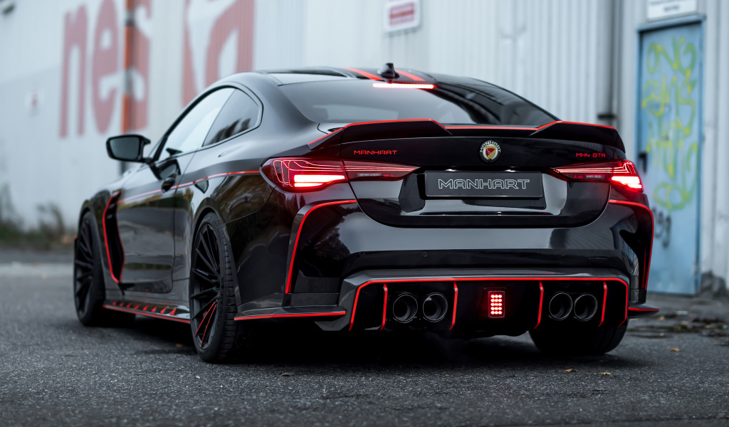 Автомобиль Manhart MH4 GTR II 2022 вид сзади