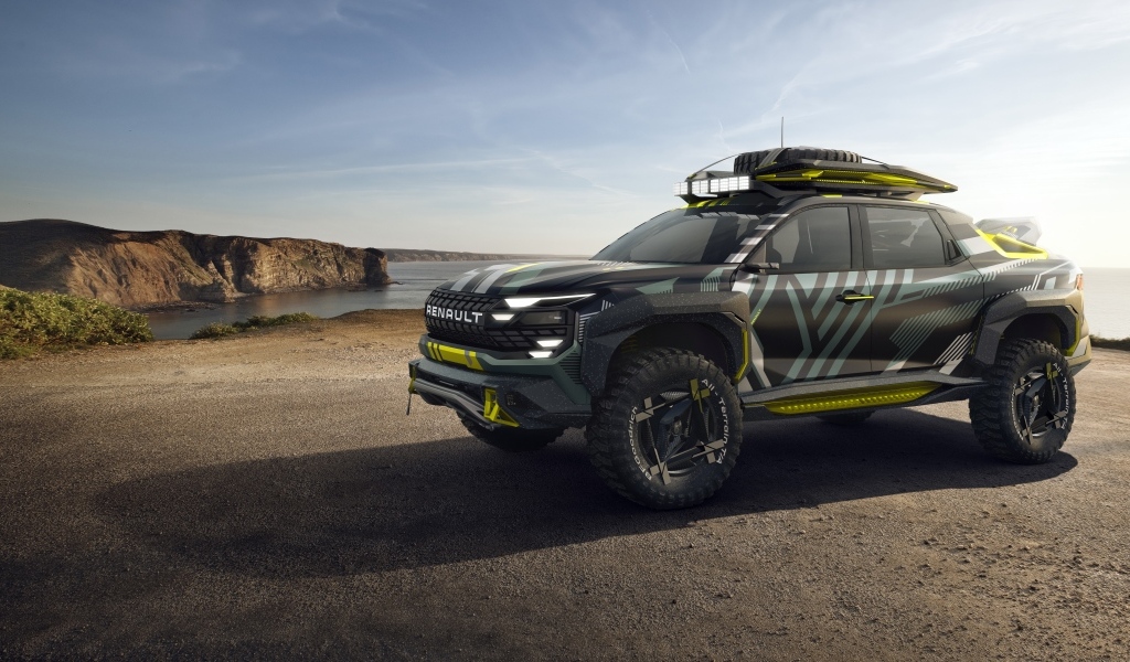 Внедорожник Renault Niagara  у моря