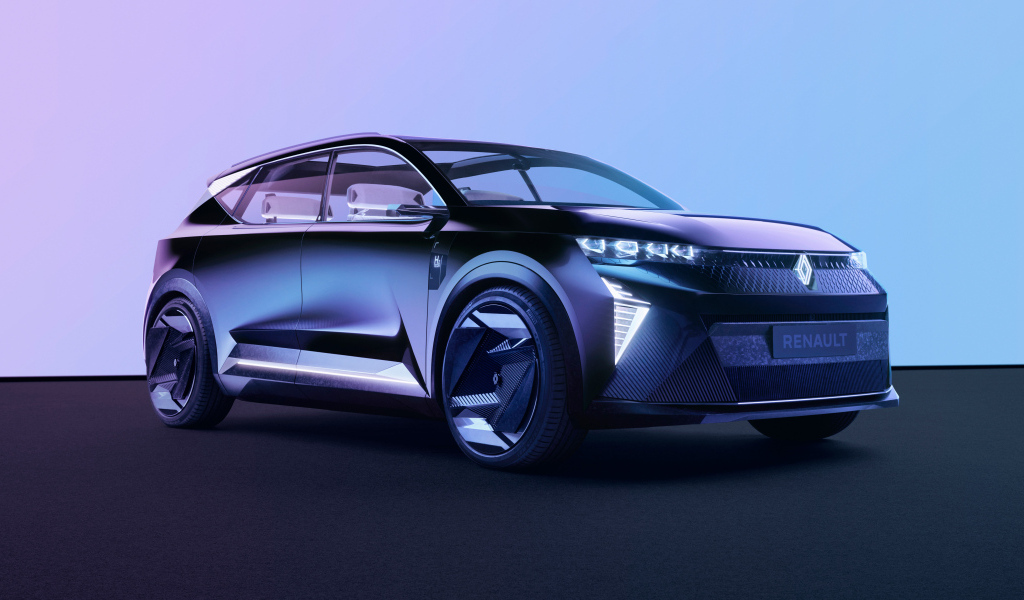 Стильный автомобиль Renault Scénic Vision 2022 года