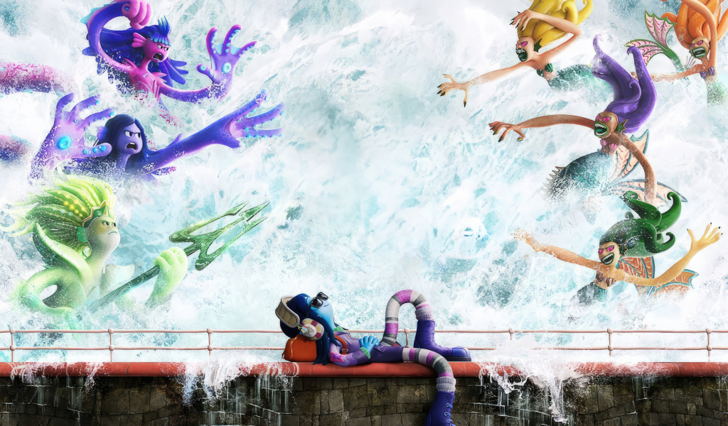 Красивый постер мультфильма Руби Гильман: Приключения кракена-подростка