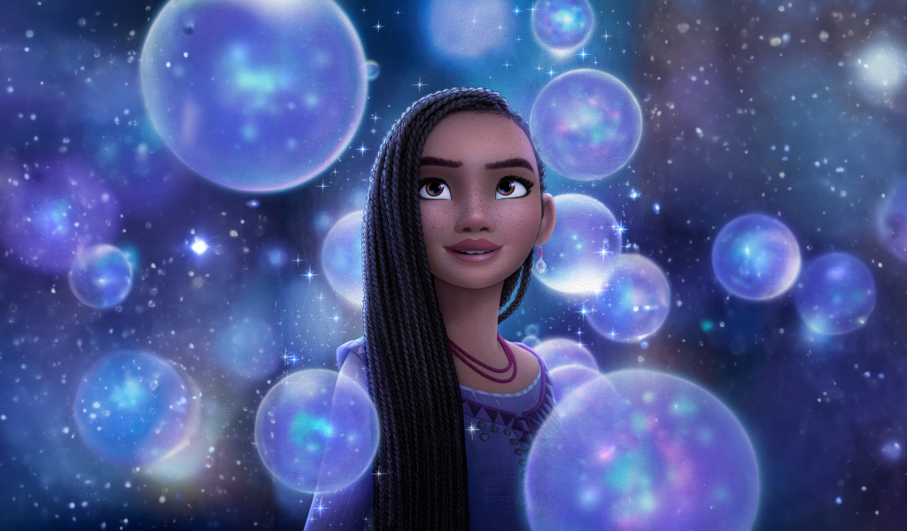 Милая девушка персонаж нового мультфильма Заветное желание, 2023