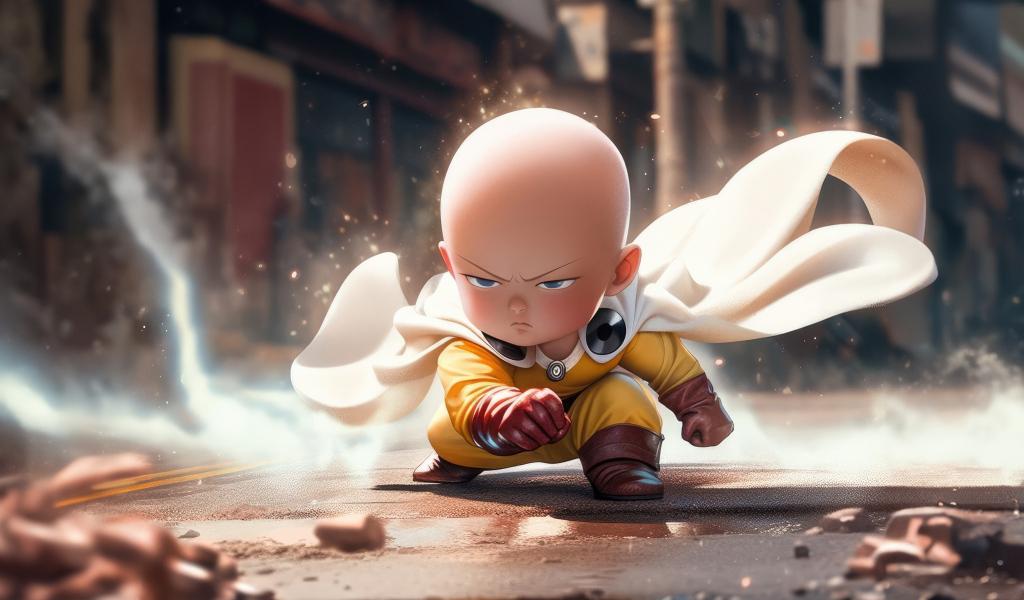 Маленький ребенок супергерой