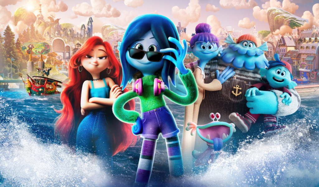 Персонажи нового мультфильма Руби Гильман: Приключения кракена-подростка  2023