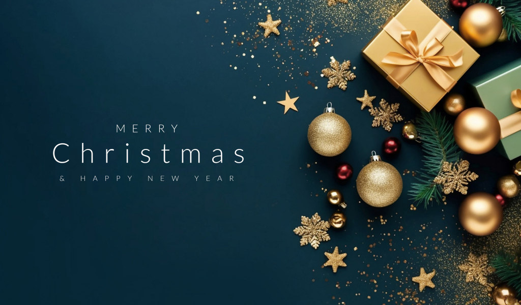 Открытка на Рождество 2024