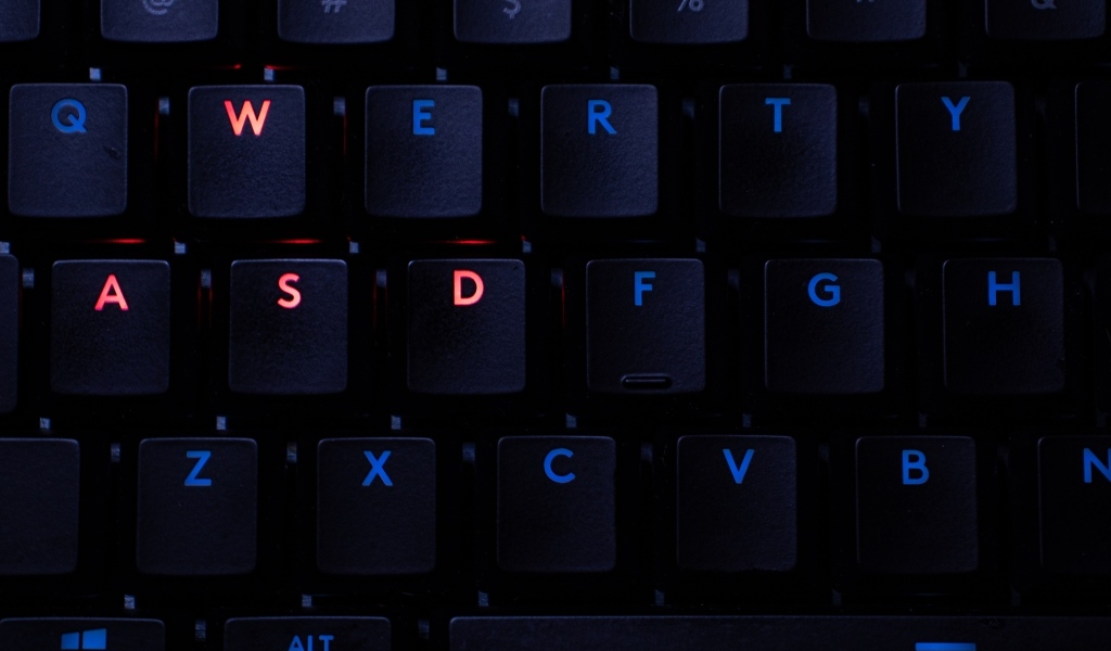 Black keyboard keys