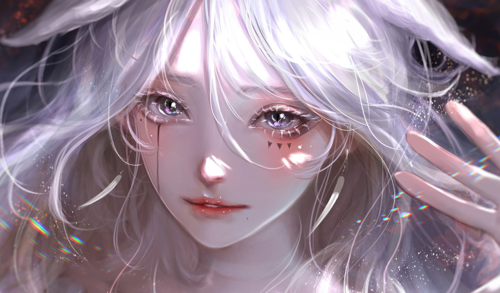 Фантастическая девушка с красивыми глазами