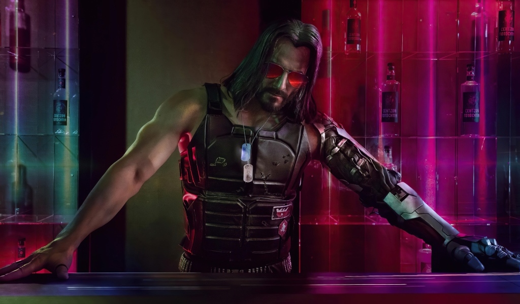 Персонаж Киану компьютерная игра Cyberpunk 2077