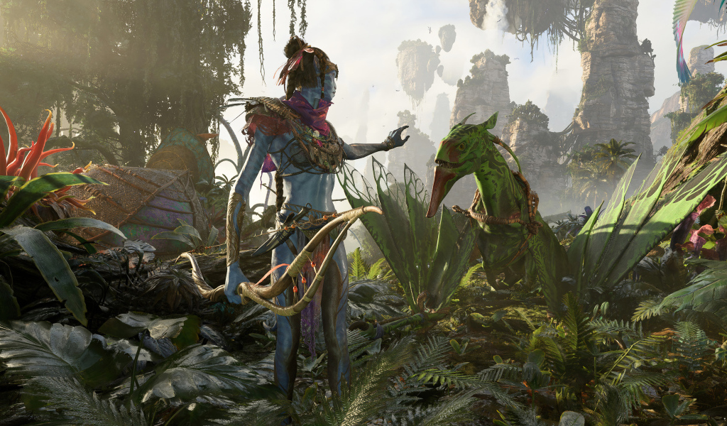 Кадр компьютерной игры Avatar: Frontiers of Pandora