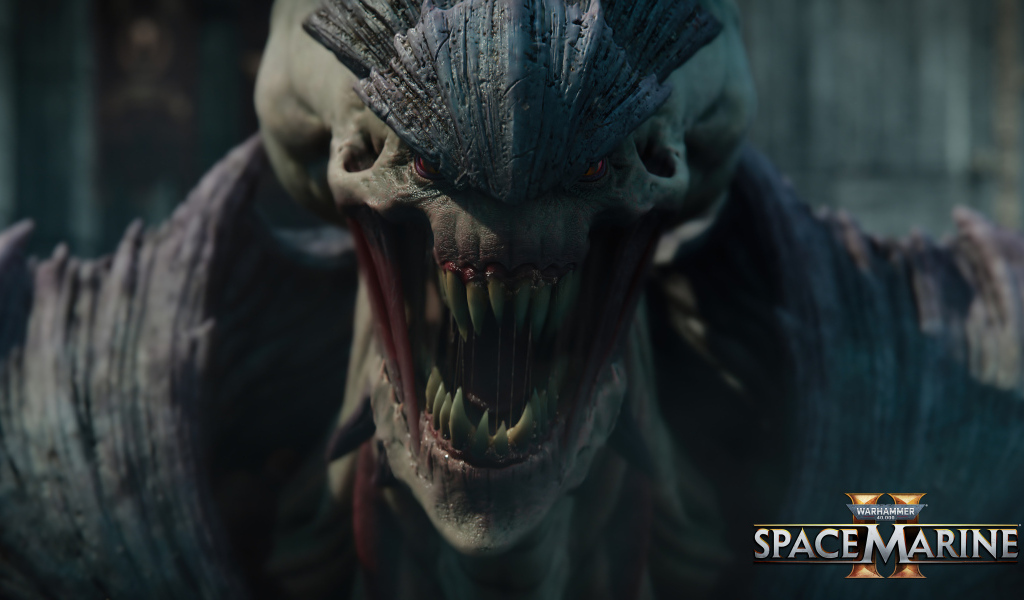 Монстр из компьютерной игры Warhammer 40,000: Space Marine 2