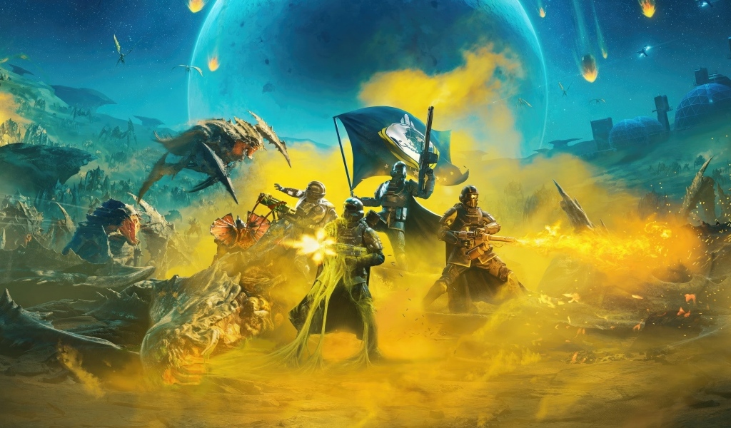 Новая компьютерная игра Helldivers 2