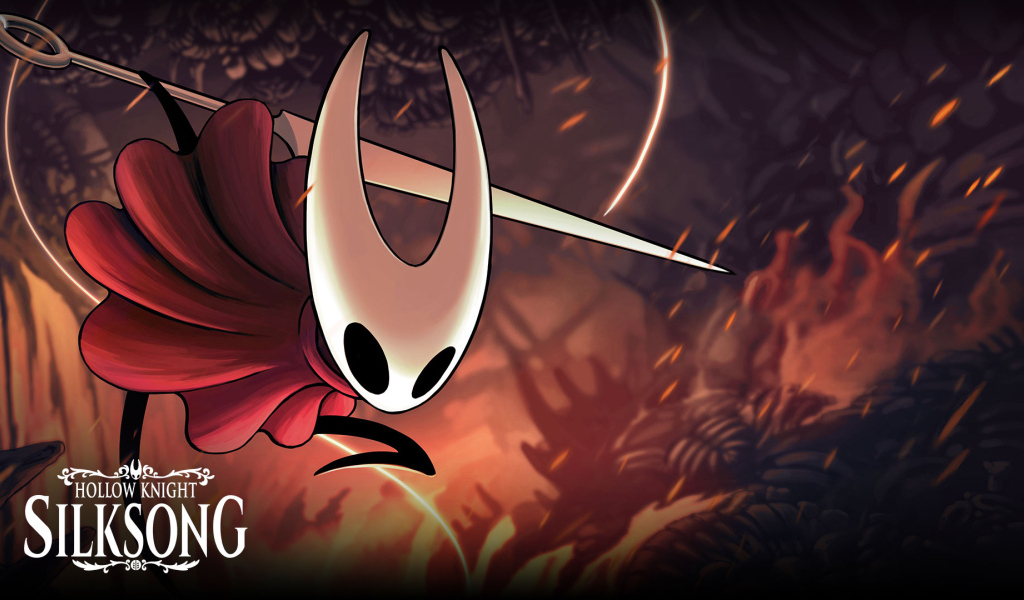 Постер компьютерной игры Hollow Knight: Silksong