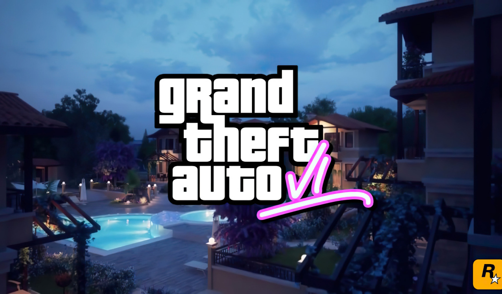 Постер новой компьютерной игры GTA 6