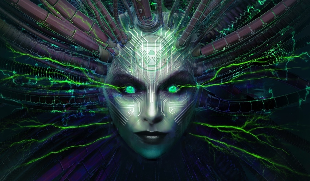 Робот из компьютерной игры System Shock