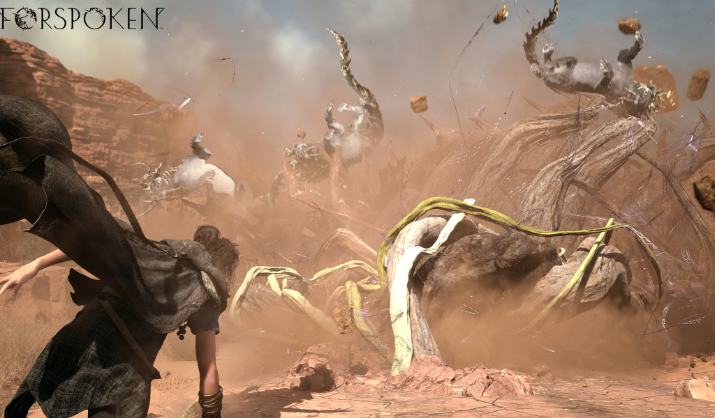 Скриншот компьютерной игры Forspoken, 2023