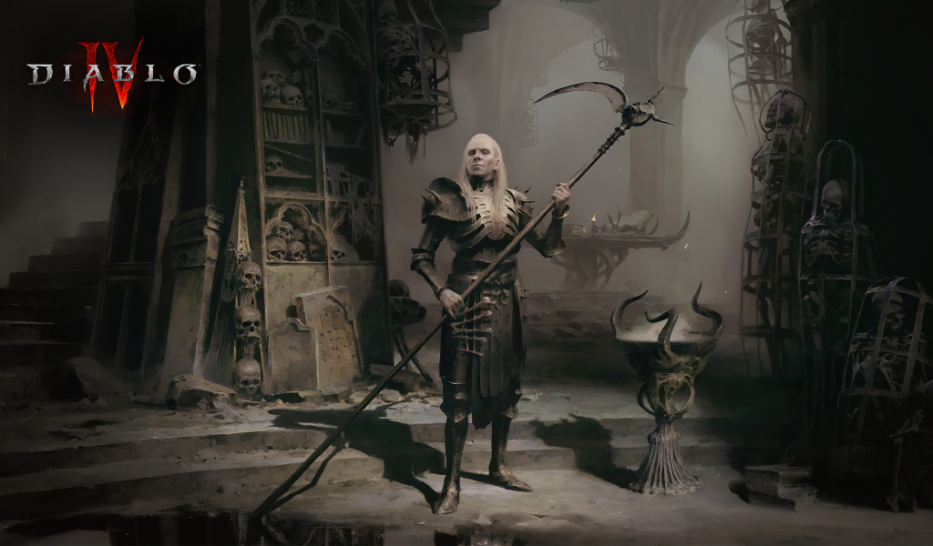 Персонаж компьютерной игры Diablo IV