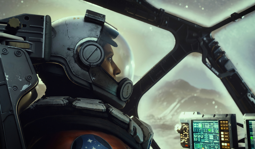 Персонаж компьютерной игры Starfield