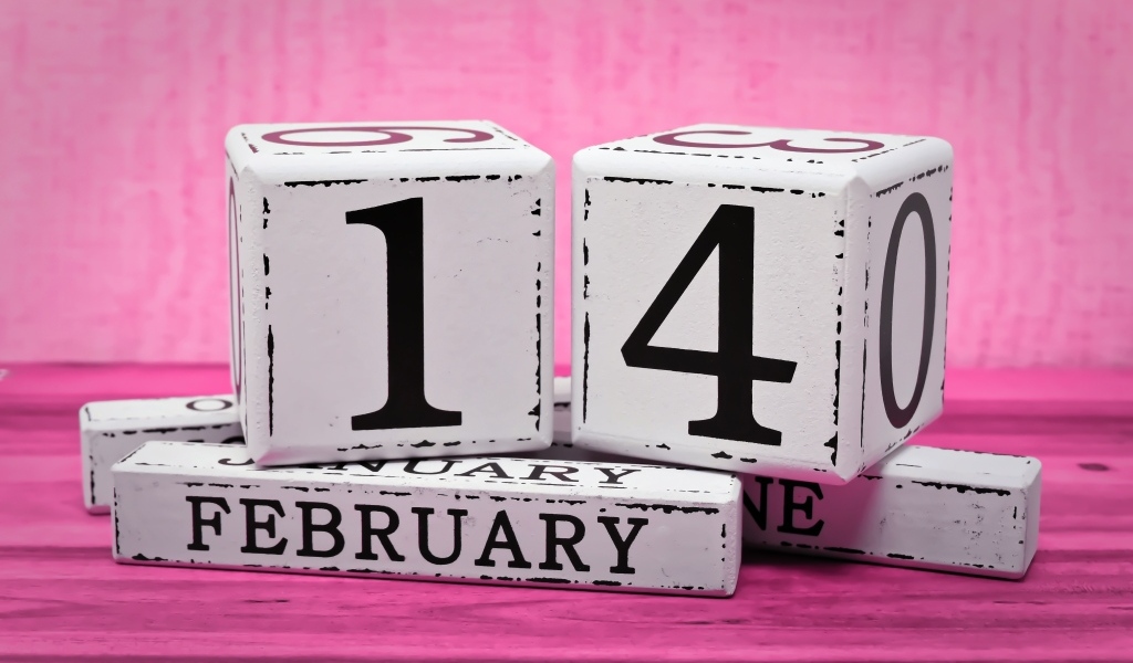 Кубики на День влюбленных 14 февраля