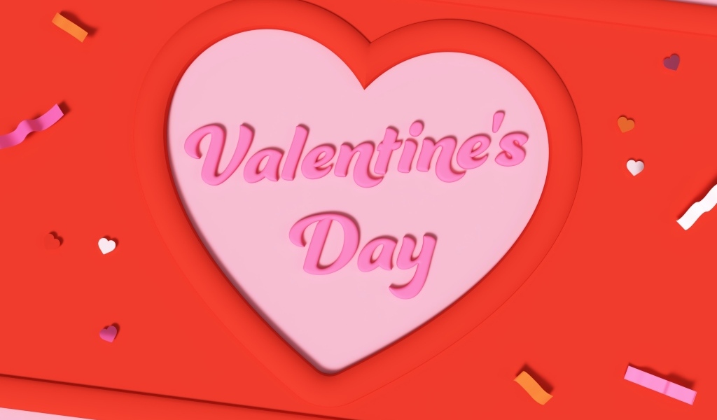Открытка на день всех влюбленных 14 февраля
