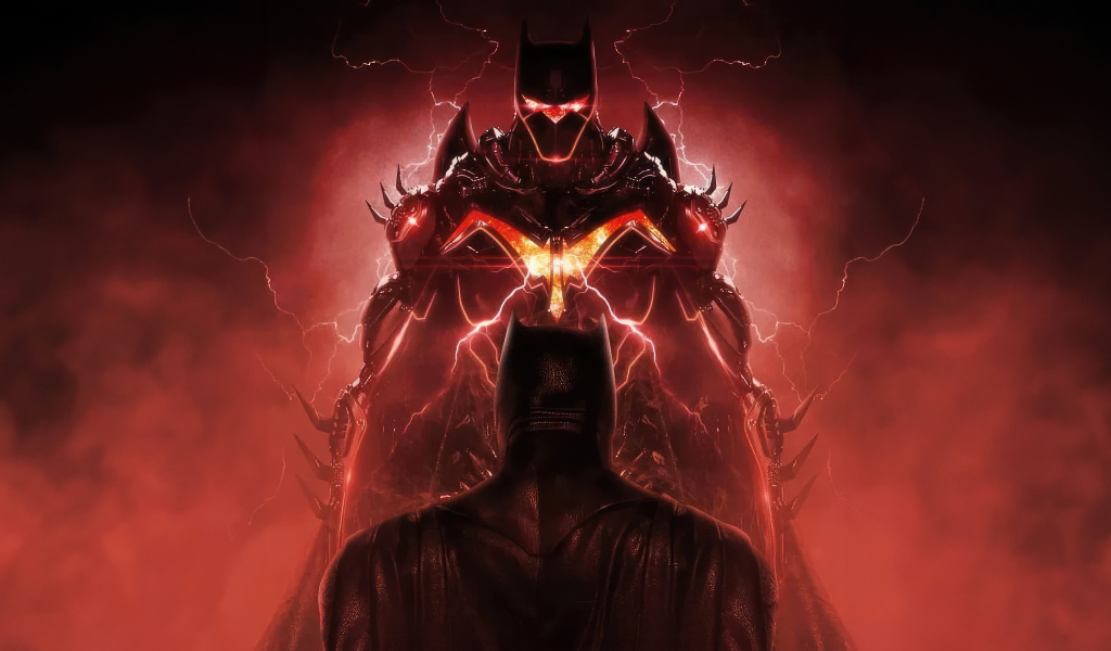 Бэтмен сражается с темными силами