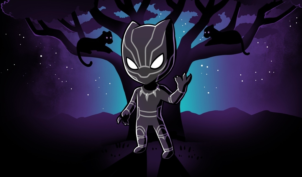 Маленький супергерой Черная пантера