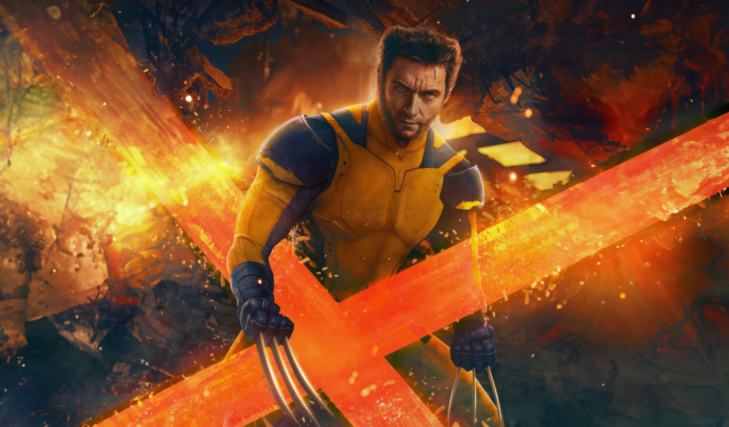 Грозный Росомаха с острыми когтями