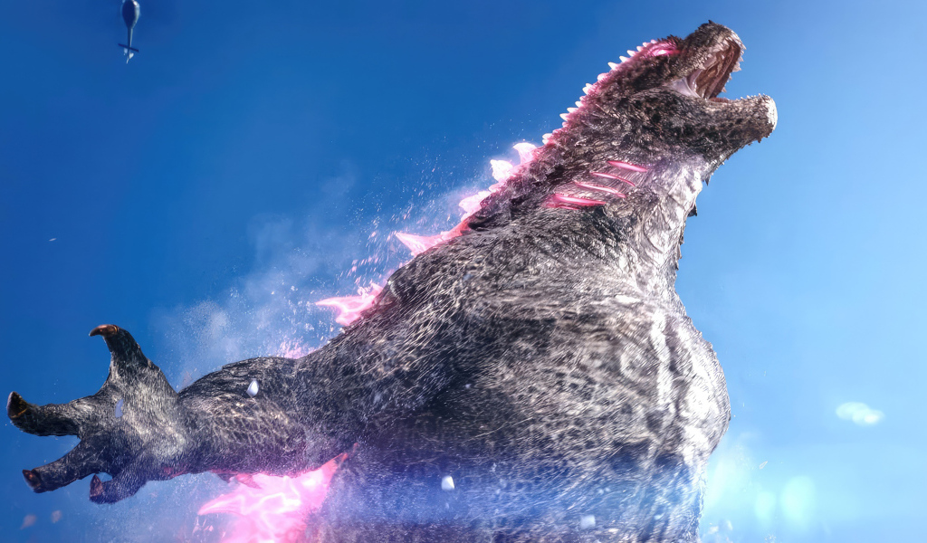 Монстр персонаж нового фильма Годзилла и Конг: Новая империя