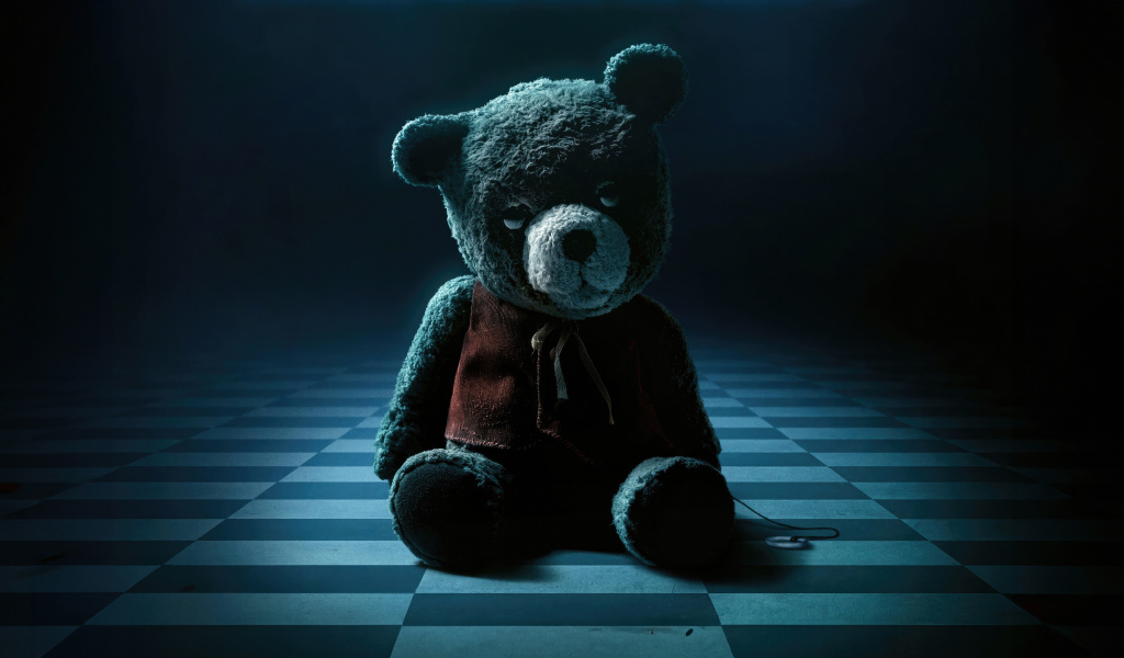 Плюшевый медведь в темной комнате новый фильм Воображаемый друг, 2024