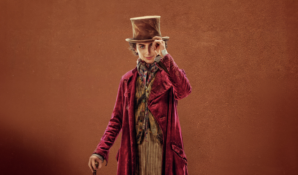 Персонаж Вилли Вонка в фильме 2023 года