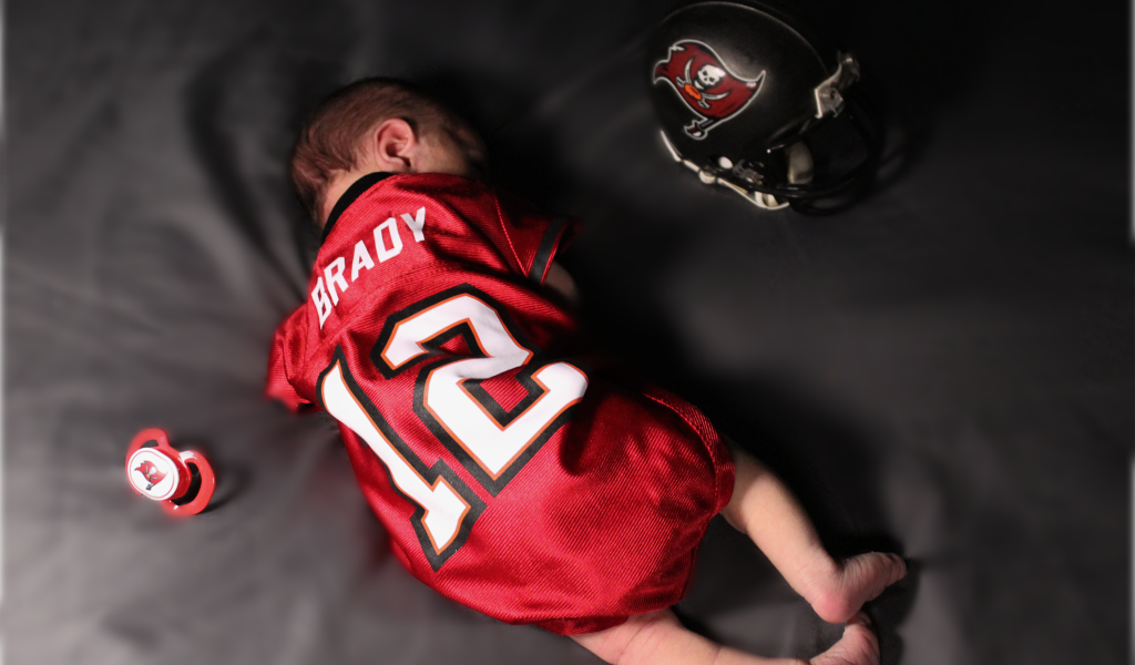 Маленький будущий футболист