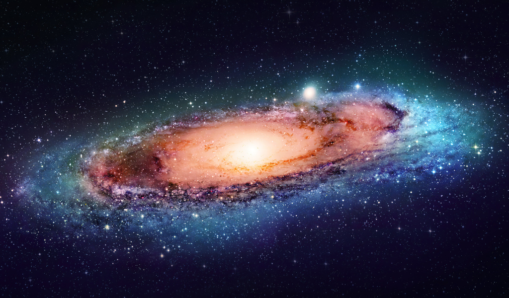 Большая космическая галактика