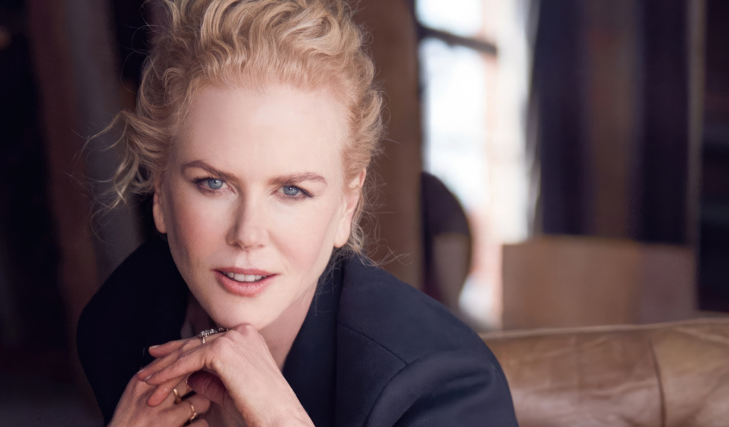 Голубоглазая американская актриса Николь Кидман