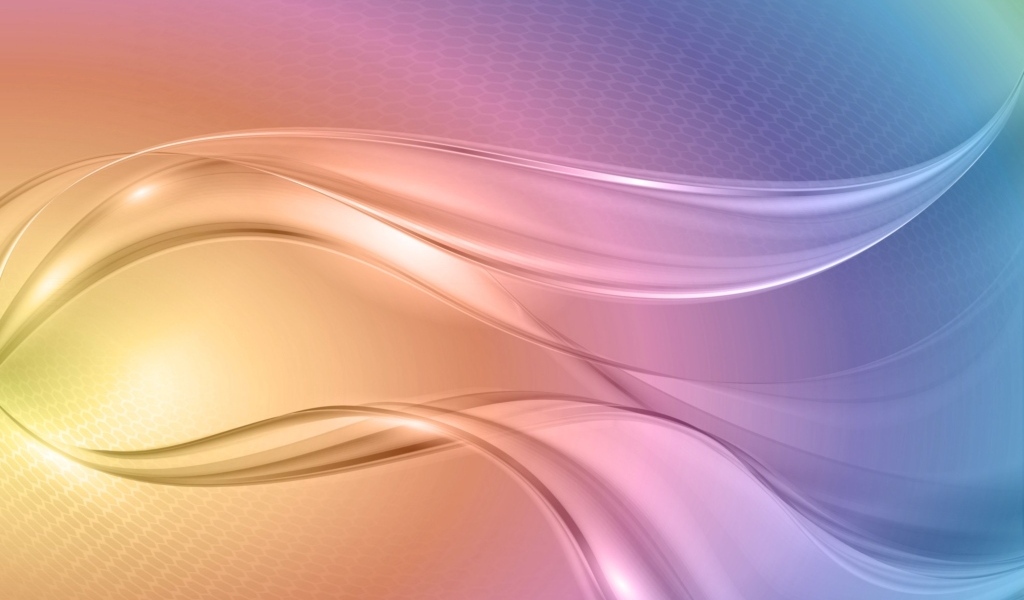 Серые волны на разноцветном фоне 