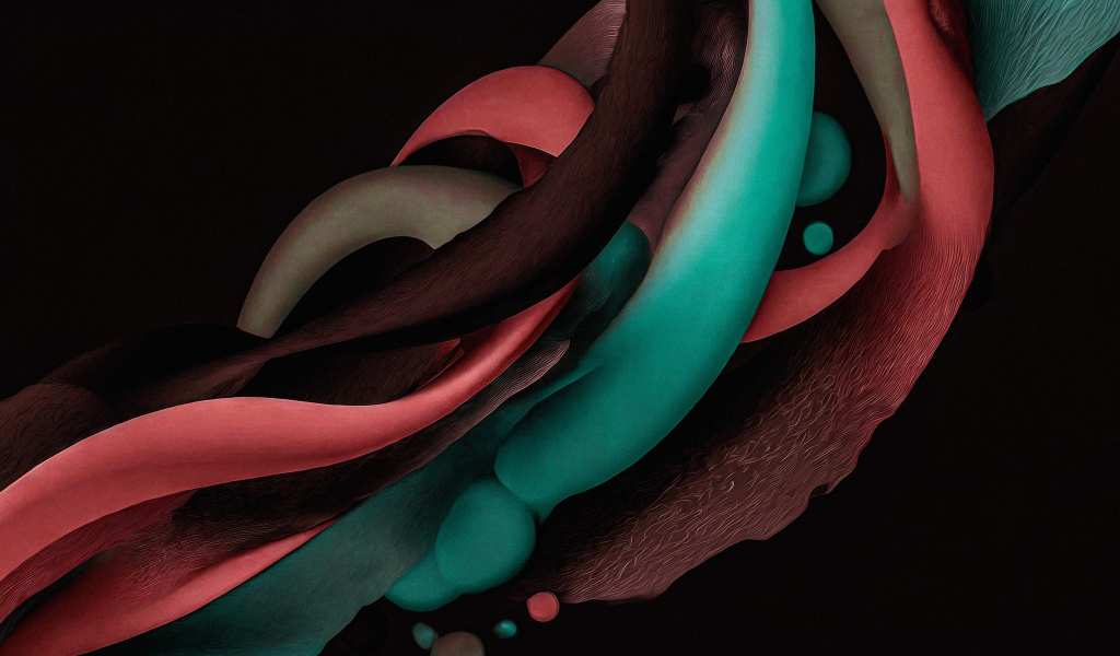 Разноцветные переплетенные абстрактные узоры