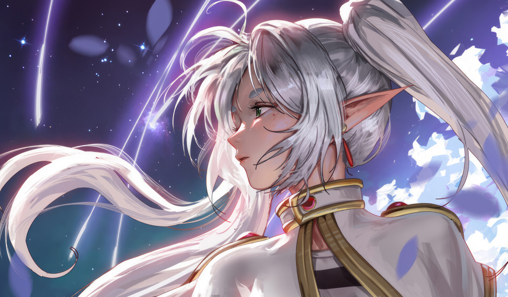 Девушка с хвостами на голове