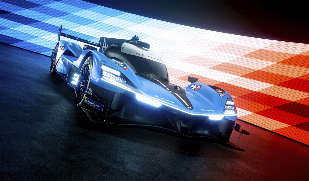 Быстрый спортивный автомобиль Alpine A424 2024 года