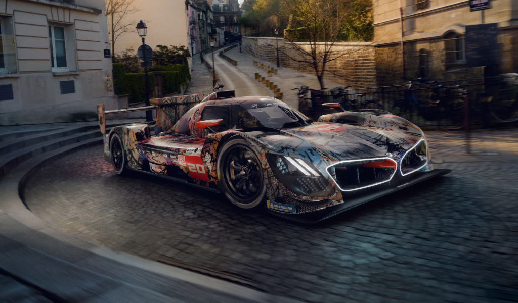 Быстрый BMW Art Car By Julie Mehretu