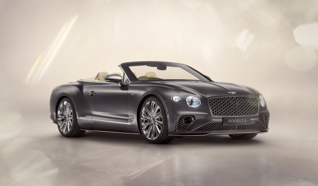 Вид сбоку на автомобиль Bentley Continental GT Convertible Boodles By Mulliner 2024 года