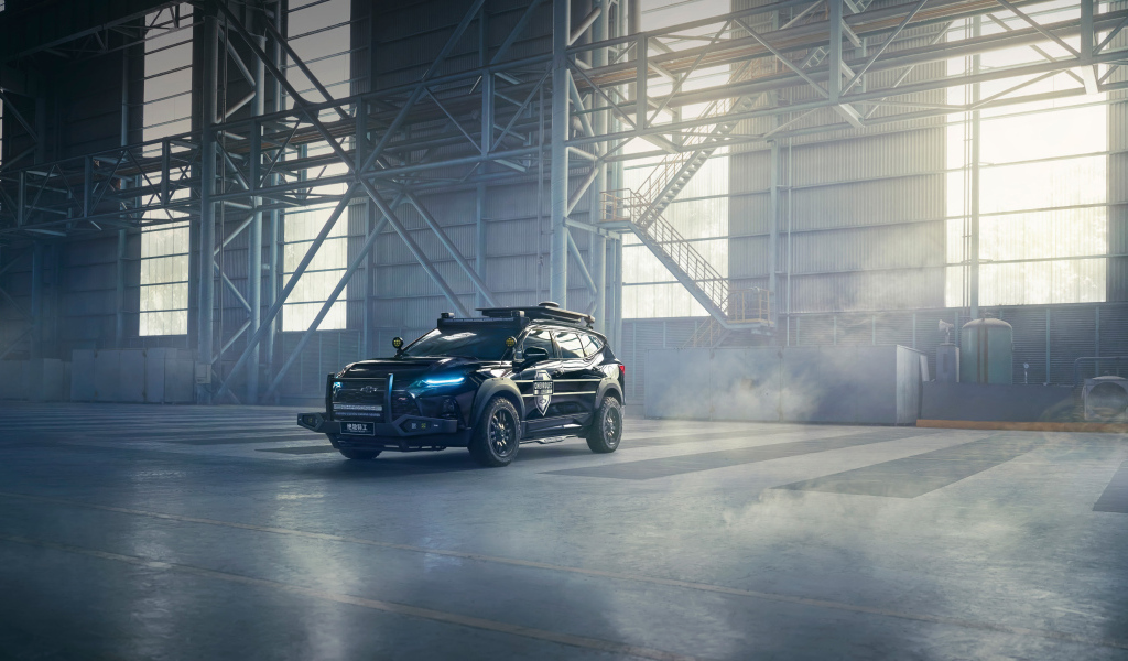 Автомобиль Chevrolet Trailblazer Jedi Agent Edition в ангаре