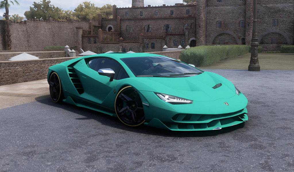 Быстрый модный автомобиль Lamborghini Centenario CGI
