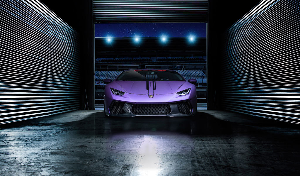 Автомобиль Vorsteiner Lamborghini Huracán Novara в здании