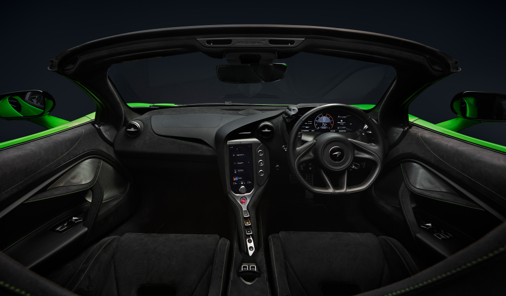 Салон автомобиля McLaren 750S