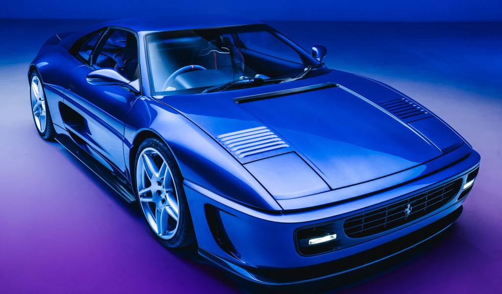 Синий автомобиль 355 by Evoluto Pininfarina 2024 года