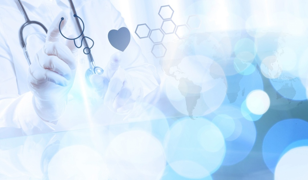 Медицинский фон с символами